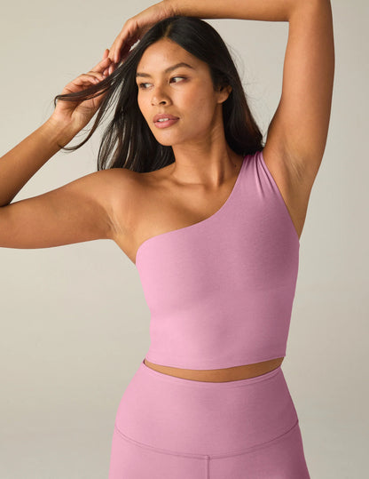 Beyond Yoga Spacedye The Bold Shoulder Cropped Tank